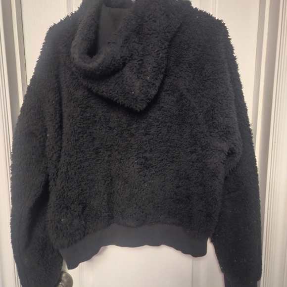 🖤 Black Lulu Sherpa Zip Pullover 10 - Picture 2 of 2